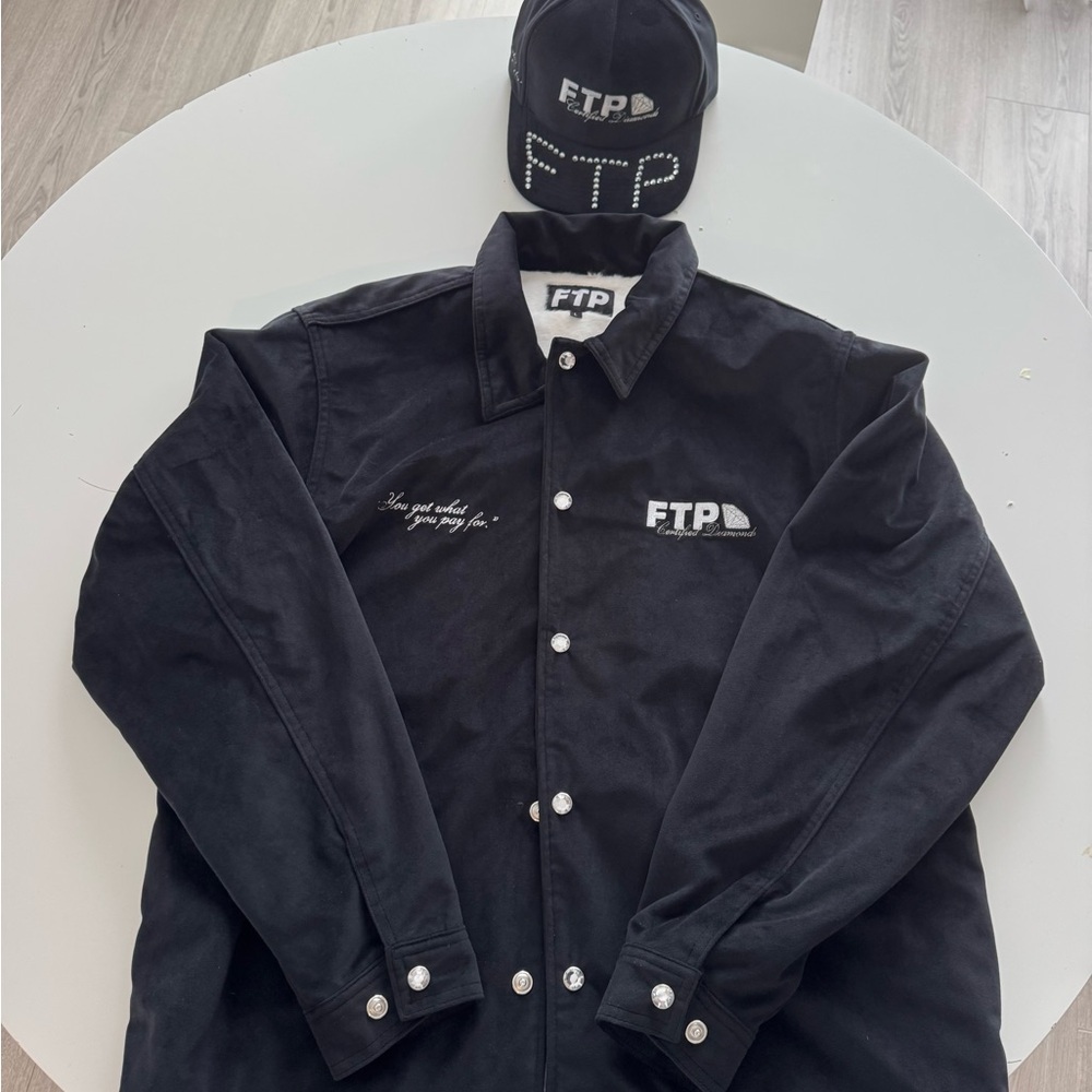 FTP Black Jacket and Hat Set